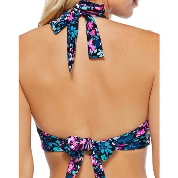 Island Escape Sunshine Halter Bikini Top 10 NWT - Picture 2 of 2
